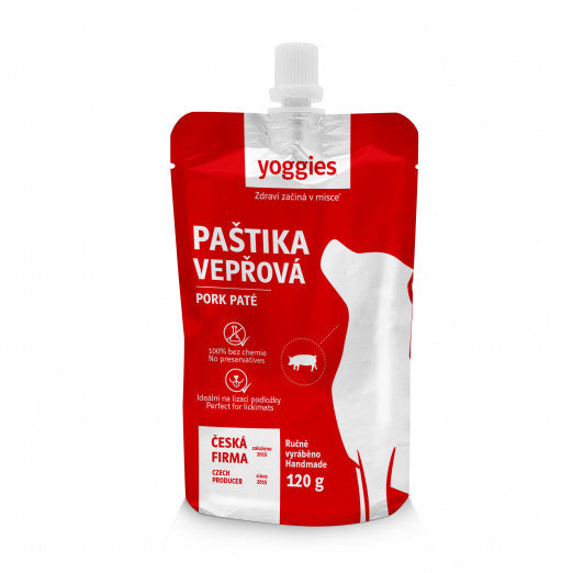 120g Yoggies paštika - vepřové maso