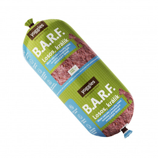 1300g Yoggies B.A.R.F. Losos a králík s probiotiky a kloubní výživou