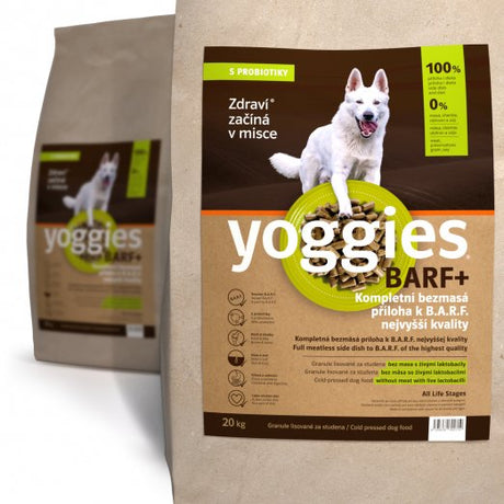 20kg, Yoggies BARF+ příloha k syrovému masu, lisovaná za studena
