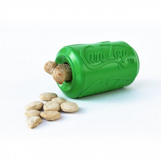 SodaPup plechovka na pamlsky a žvýkání Original – zelená 10,5 x 6,5 cm