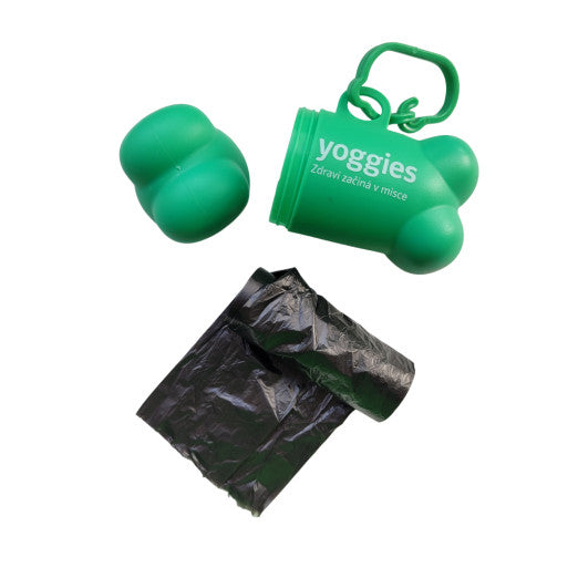 Yoggies Plastový zásobník na sáčky, 15 ks sáčků