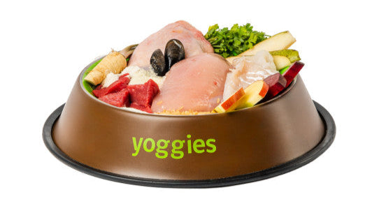 30kg Yoggies Kuřecí&hovězí maso, granule lisované za studena s probiotiky