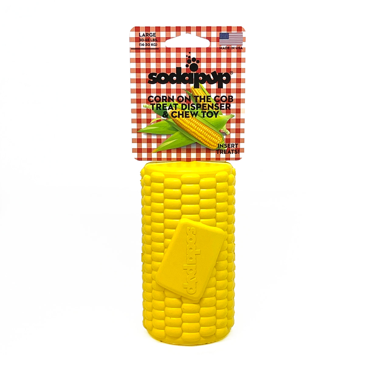 Sodapup Kukuřice na pamlsky a žvýkání, Original M - žlutá