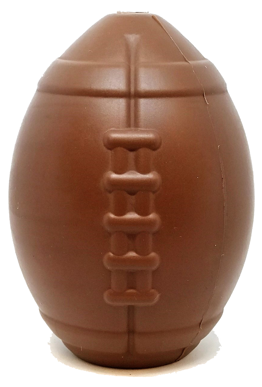 SodaPup fotbalový míč na pamlsky a žvýkání, Original L – hnědý