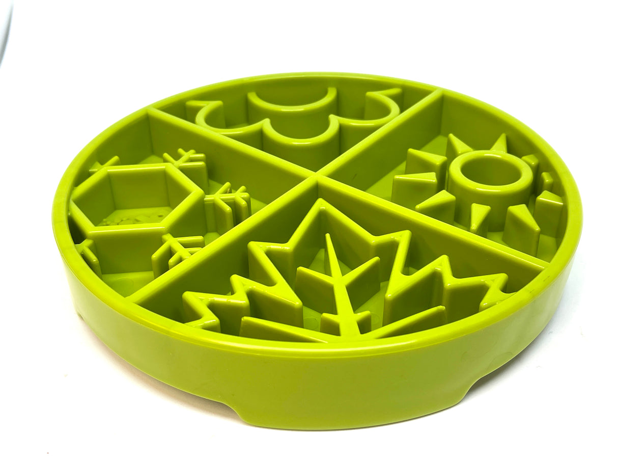 SodaPup Čtvero ročních období, senzorická miska - zelená