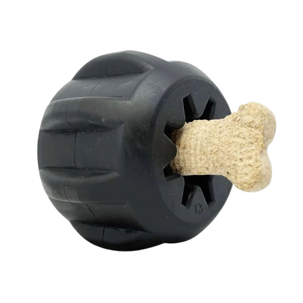 SodaPup ID Gear treat pocket na pamlsky a žvýkání, Magnum – Černá