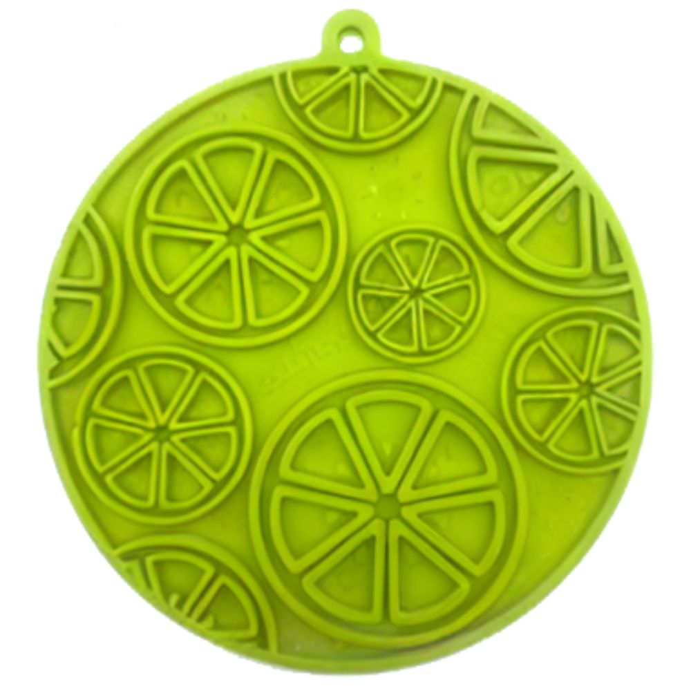 SodaPup lízací podložka s přísavkami Citrón - limetkově zelená