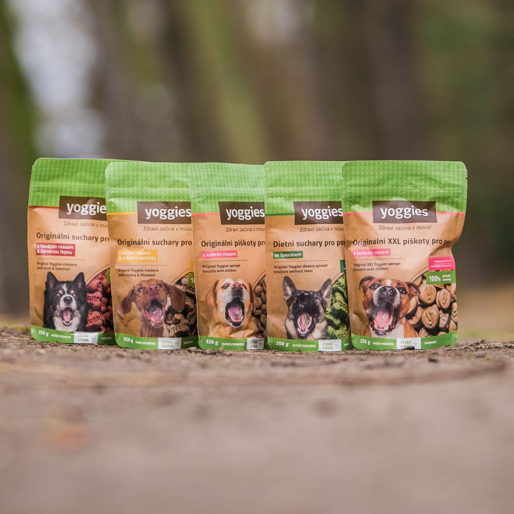 Yoggies suchary s lososem a mrkví 150 g