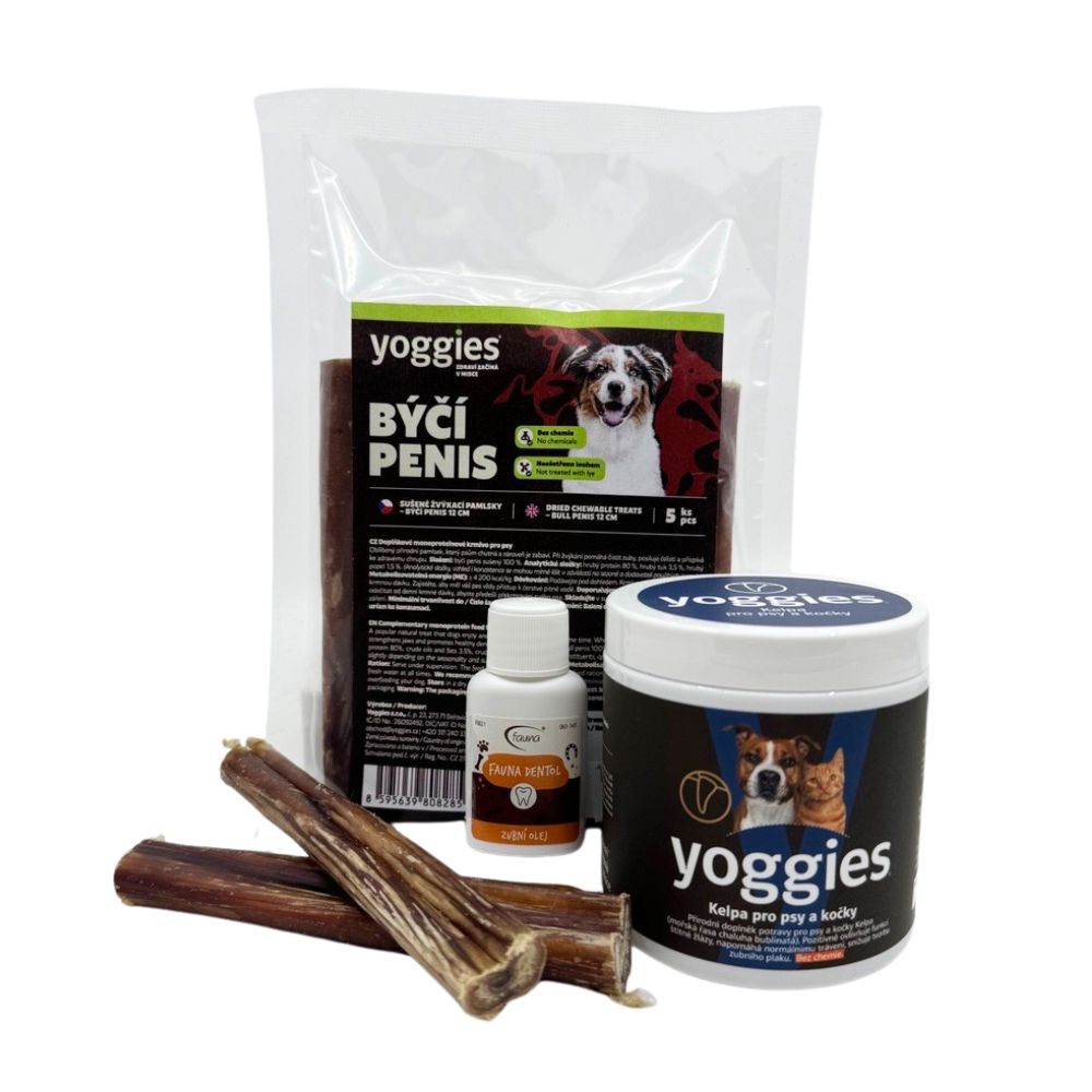 Yoggies Býčí dentální balíček