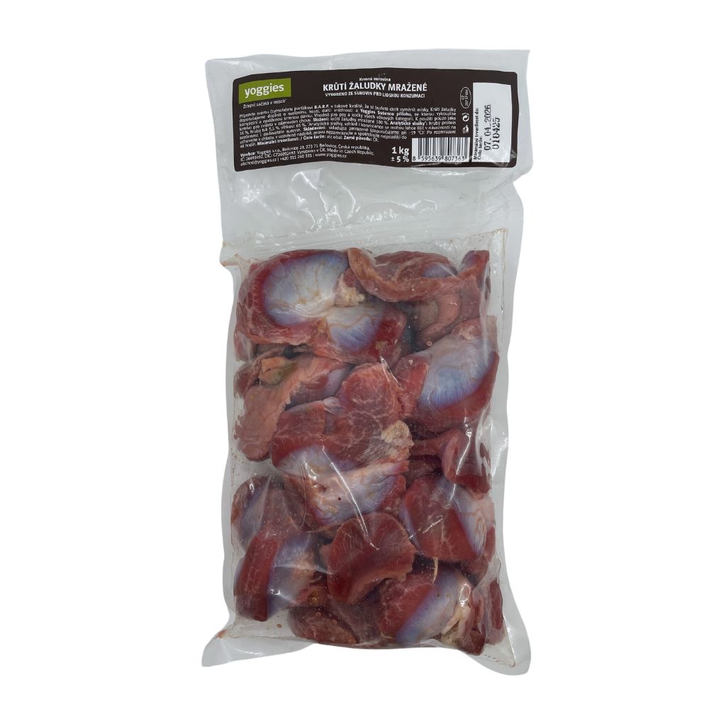 1 kg Yoggies B.A.R.F. Krůtí žaludky