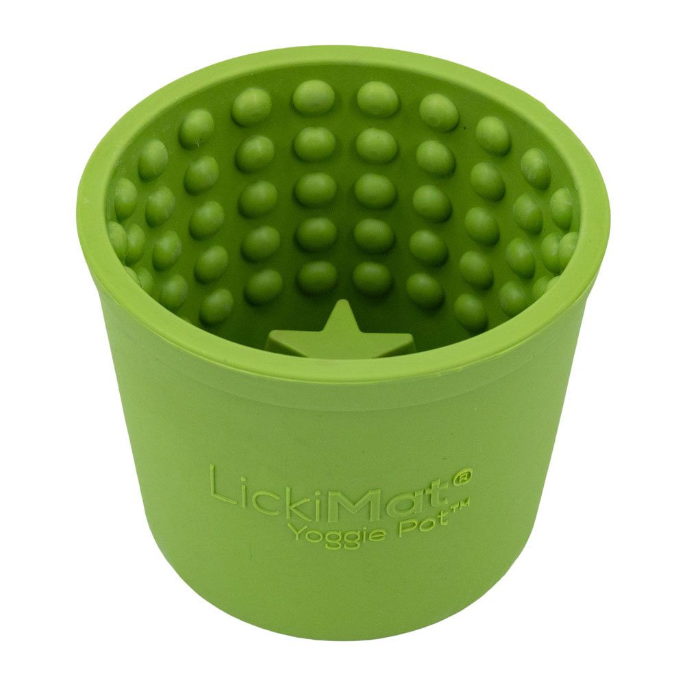 LickiMat Lízací miska Yoggie Pot Green