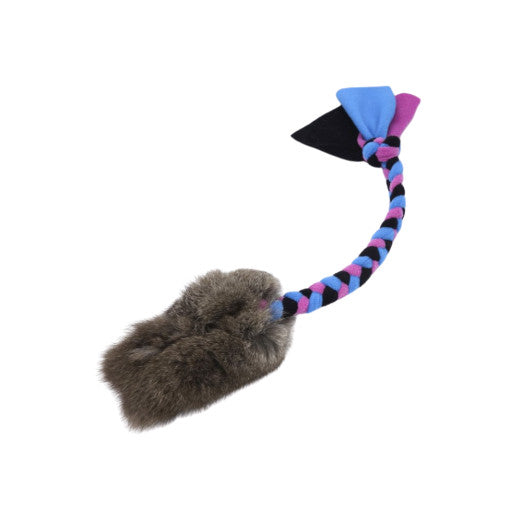 Malé přetahovadlo pro psa - králík s flísovou rukojetí