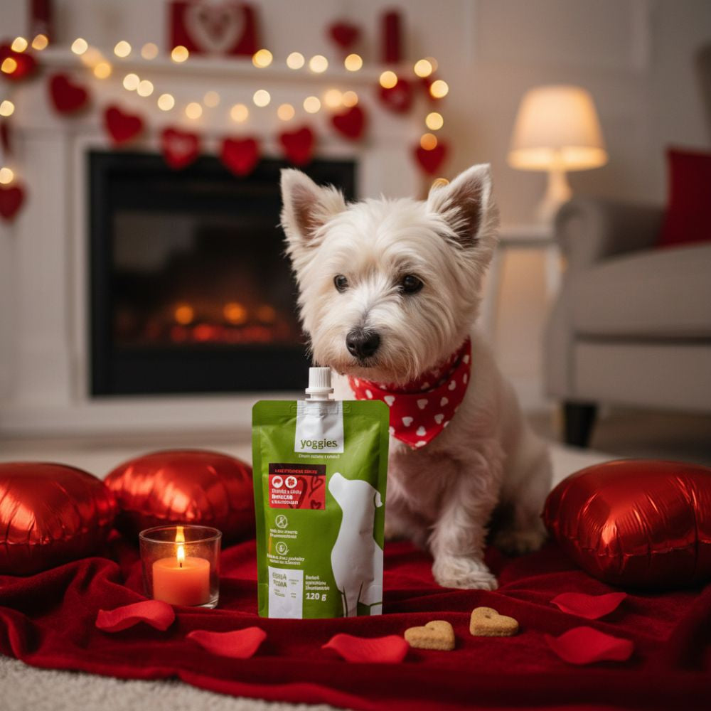 120 g Yoggies Paštika z lásky - Divočák s brusinkami
