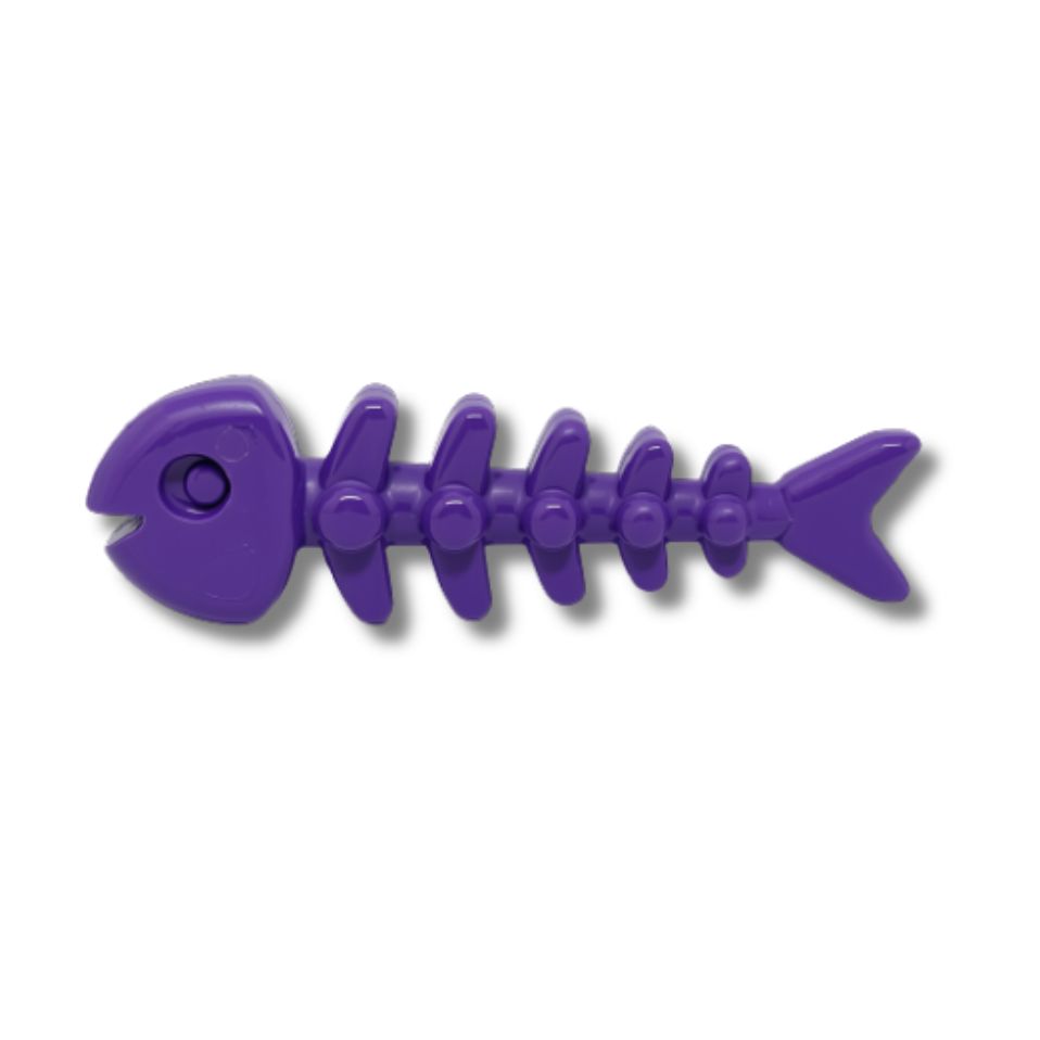 SodaPup Fish Bone, super odolná nylonová žvýkací hračka pro psy