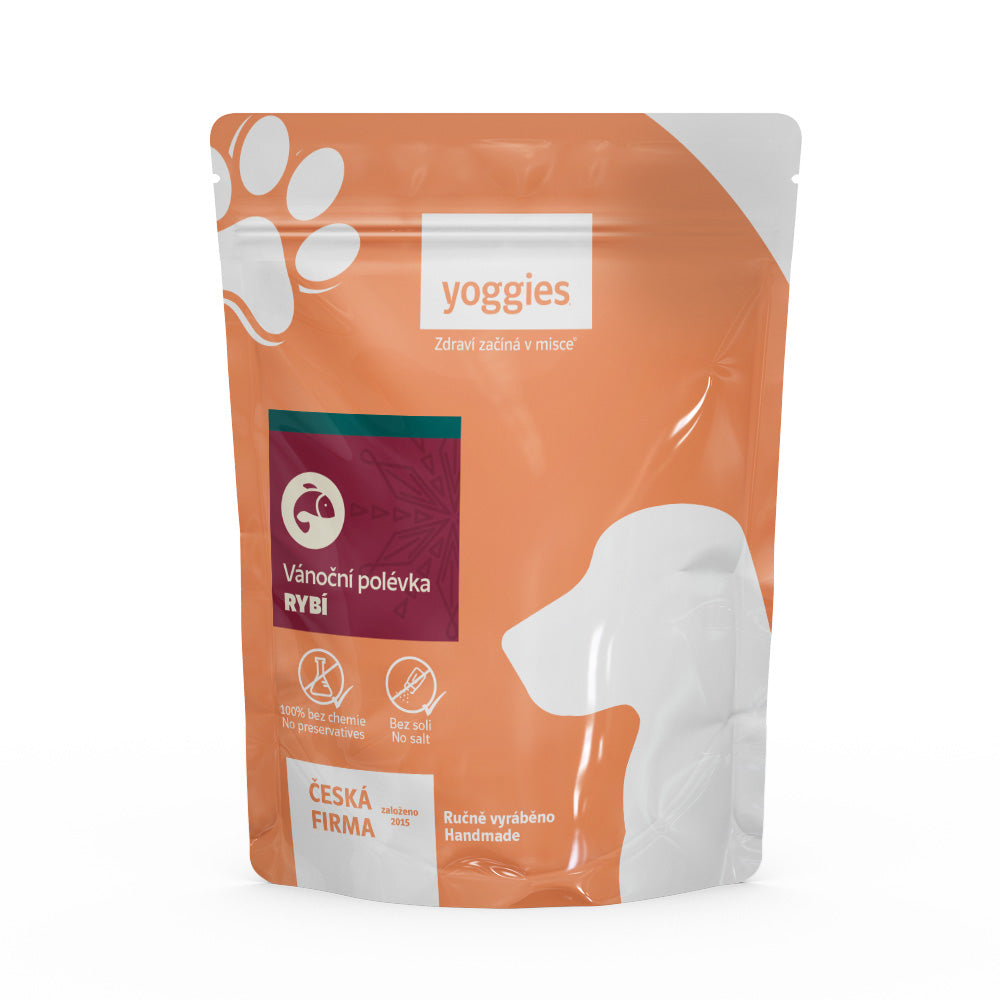 Yoggies Vánoční rybí polévka s treskou 150 g