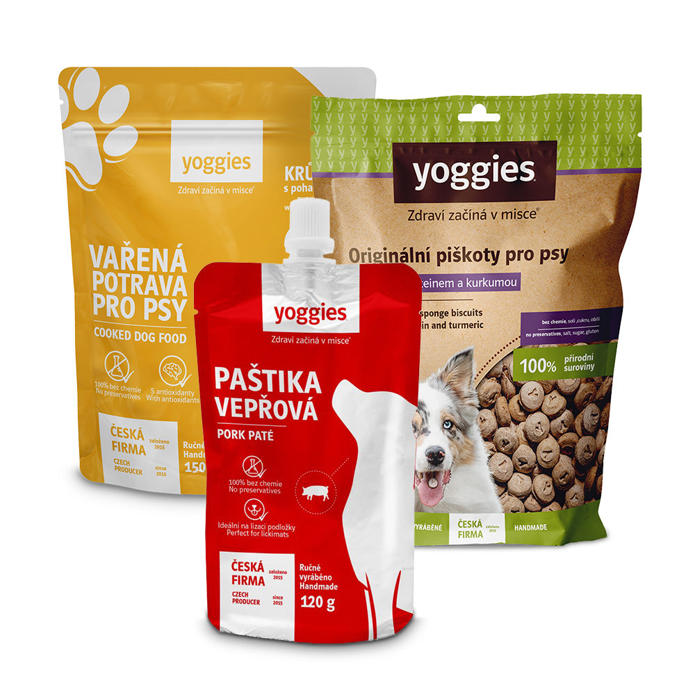 Hypoalergenní balíček na výlet pro malého psa – bez misky