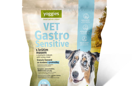 Yoggies VET řada granulí lisovaných za studena s probiotiky a bez chemie