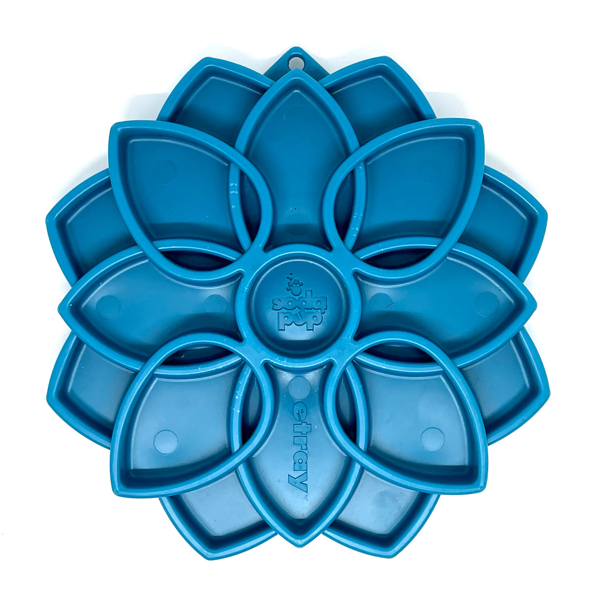 SodaPup Mandala, nylon zintuiglijke voerbak – blauw