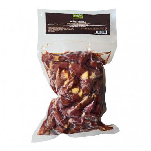 1 kg Yoggies BARF Kippenhartjes