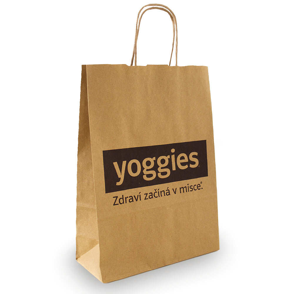 Yoggies papírová taška - velká