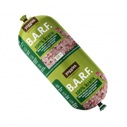 1300g Yoggies B.A.R.F. 100% králík s probiotiky a kloubní výživou