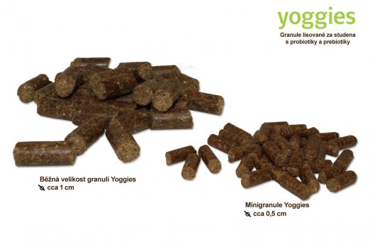 15kg, Jehněčí a bílá ryba, granule lisované za studena Yoggies
