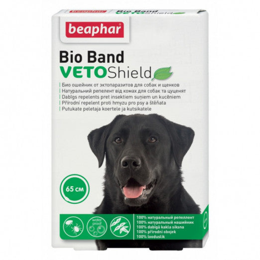 Beaphar Obojek pro psy antiparazitní Bio Band Plus VetoSh. 65cm