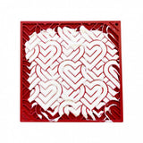 SodaPup Love Lízací podložka, červená – 20 x 20cm