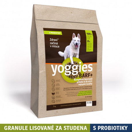 2kg, BARF+ příloha k syrovému masu, lisovaná za studena s probiotiky Yoggies