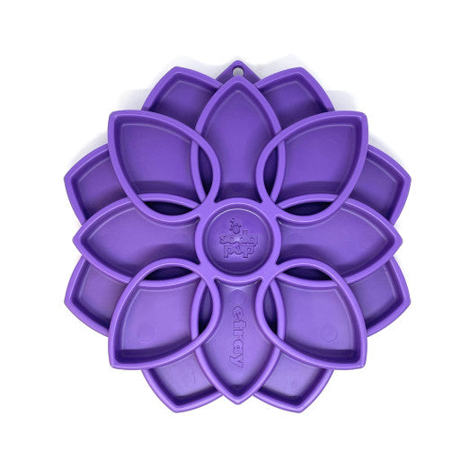 SodaPup Mandala, nylon zintuiglijke voerbak – paars