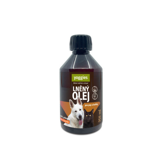 Yoggies Lijnzaadolie voor honden en katten
