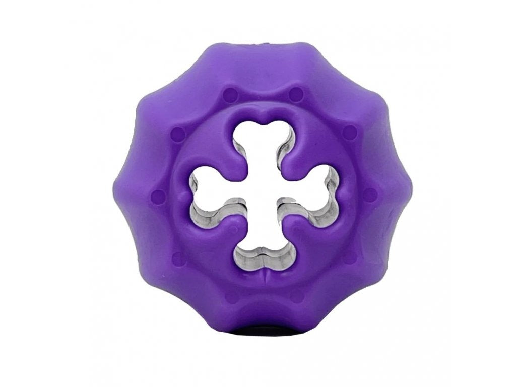 SodaPup Crossbones voor snacks en kauwen, Original M – paars