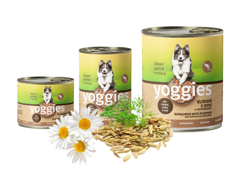 5+1 Yoggies Klokaní konzerva s dýní a topinamburem 800 g