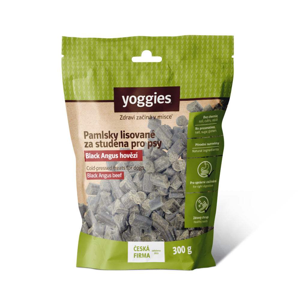 300 g Yoggies Black Angus rundvlees koudgeperst