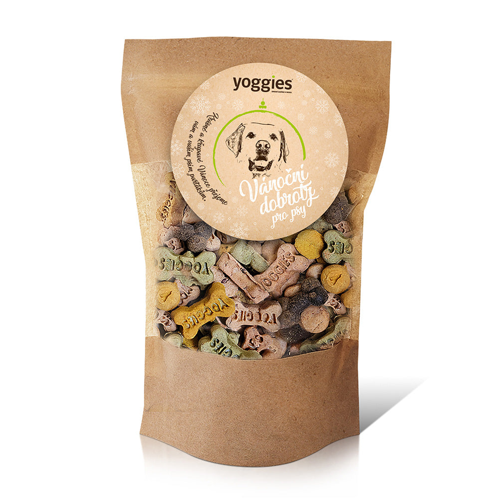 500g Yoggies Vánoční dobroty pro psy