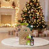 Vánoční taška pod stromeček pro psa