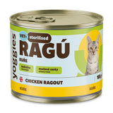 Yoggies RAGÚ pro kastrované kočky, kuřecí monoprotein 24 x 185 g - zvýhodněné balení