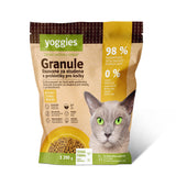 4,8 kg Yoggies  Granule pro kočky s krocaním masem, lisované za studena s probiotiky + DÁREK
