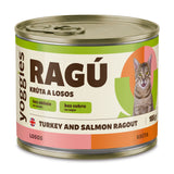 Yoggies RAGÚ pro kočky, krůta a losos 24 x 185 g - zvýhodněné balení
