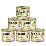 Yoggies RAGÚ pro kočky, losos a kachna 6 x 185 g - zvýhodněné balení