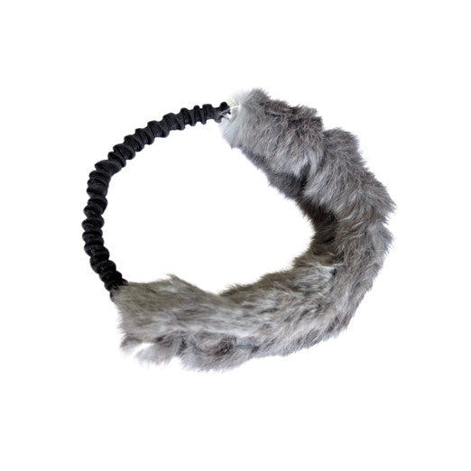 Speeltje voor de hond met konijnenbont – ring