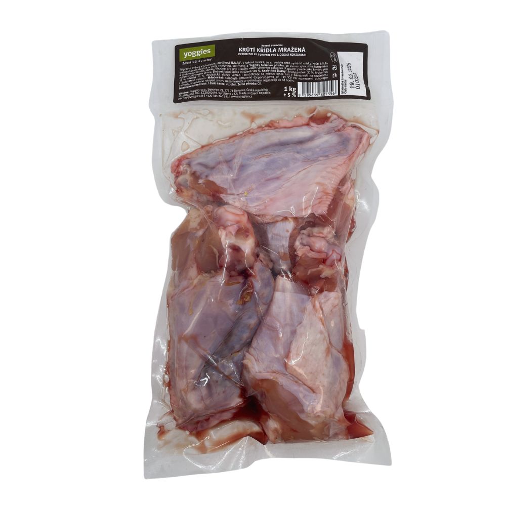 1 kg Yoggies B.A.R.F. Kalkoenvleugels