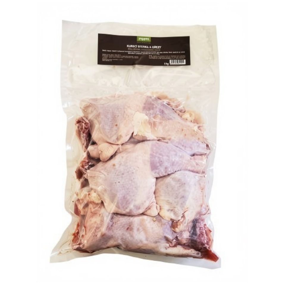 1 kg Yoggies BARF Kuřecí stehna a ořezy