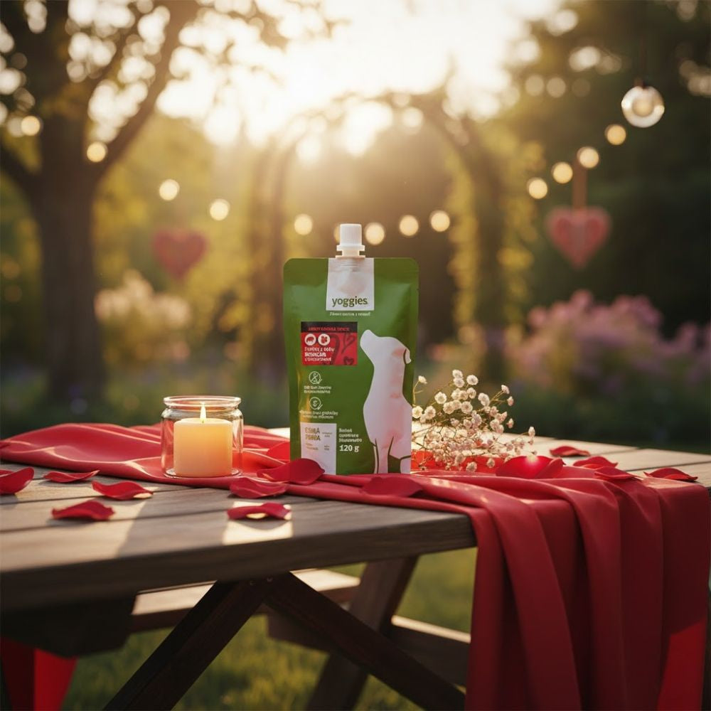 120 g Yoggies Paštika z lásky - Divočák s brusinkami