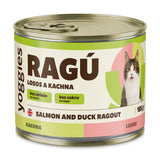 Yoggies RAGÚ pro kočky, losos a kachna 24 x 185 - zvýhodněné balení