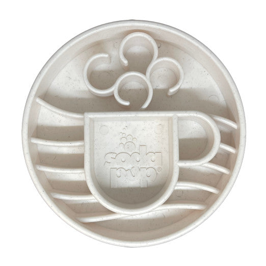 SodaPup Mocha mok zintuiglijke voerbak – wit