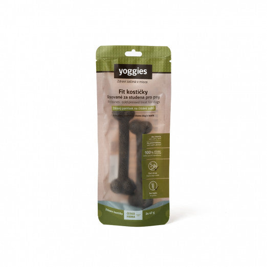 Yoggies Fit blokjes koudgeperst voor honden 2x47 g